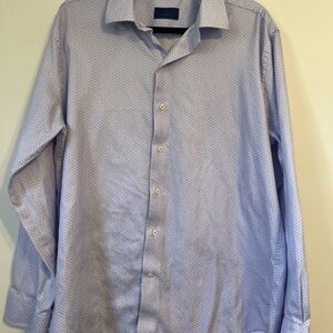 David Donahue Light Blue Dress Shirt
